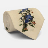 Cravate Blue Jay - Les oiseaux d'Amérique de John James Au (Roulé)