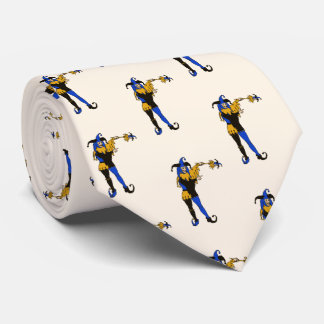 Cravate Blue Jester April Fool's Day