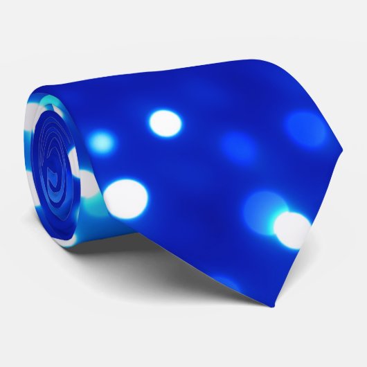 Cravate Blue Lights (Roulé)