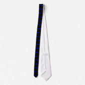 Cravate Blue Line mince (Dos)