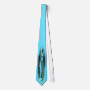 Cravate Blue Line mince