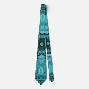 Cravate Blue Mandala Design - Zen Design élégant & tendanc