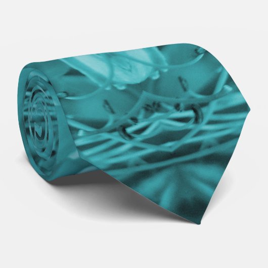 Cravate Blue Mandala Design - Zen Design élégant & tendanc (Roulé)