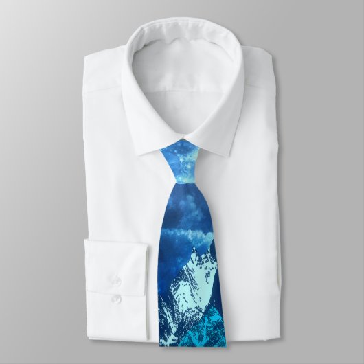 Cravate Blue mountains (Attaché)