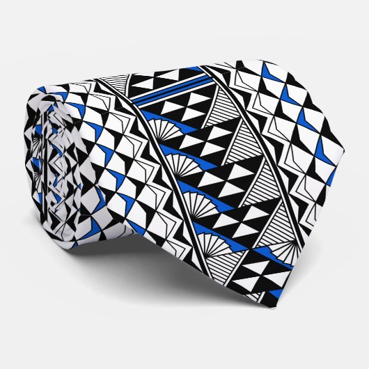 Cravate Blue Native Sun et Rain (Roulé)