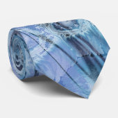 Cravate Blue ocean wave textures (Roulé)