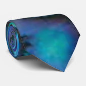Cravate Blue Paua Abalone Shell Mens (Roulé)