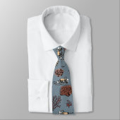 Cravate Blue Skeleton Scuba Divers Necktie (Attaché)