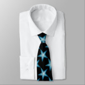 Cravate Blue Star noir (Attaché)