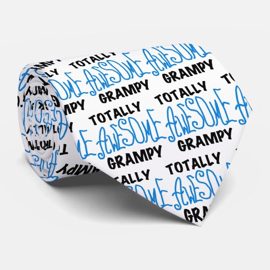 Cravate Blue Totalement génial Tshirts et cadeaux Grampy (Roulé)