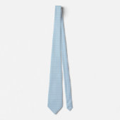Cravate Blue with White Polkadots Neck Tie (Devant)