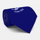 Cravate Blue Yacht Club Necktie (Roulé)