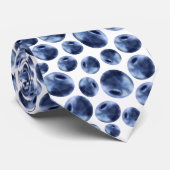 Cravate Blueberries Imprimer Motif de fruits (Roulé)