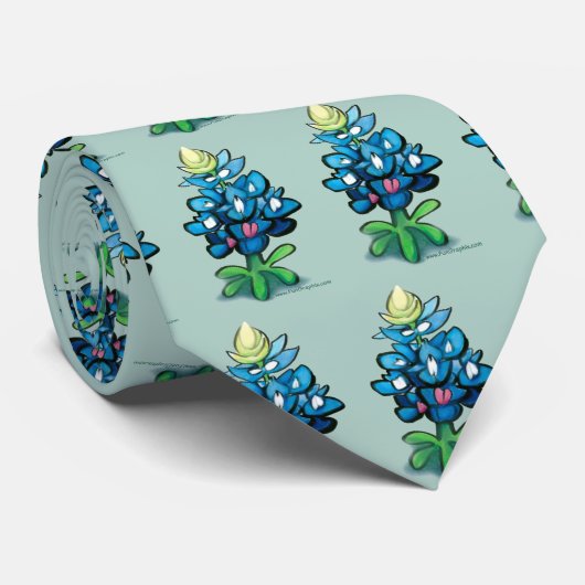 Cravate Bluebonnets (Roulé)