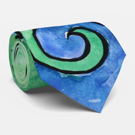 Cravate Bluebonnets du Texas (Roulé)