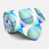 Cravate Blues d'oeufs de Pâques (Roulé)