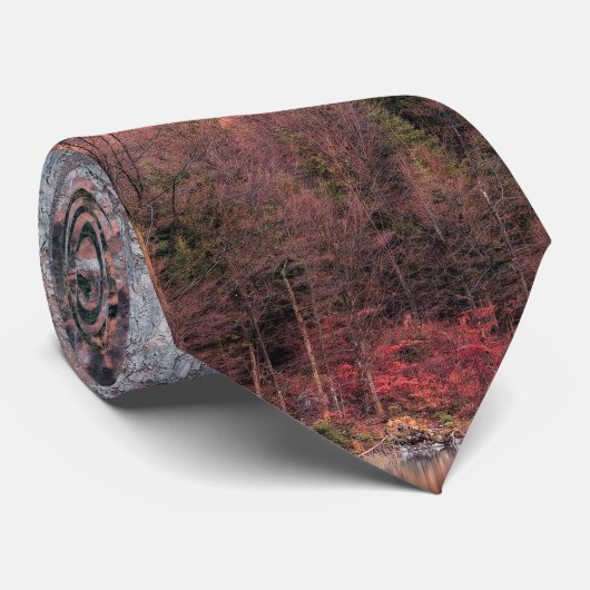 Cravate Blues roses (Roulé)