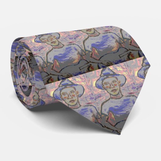 Cravate Bluesman âcre (Roulé)