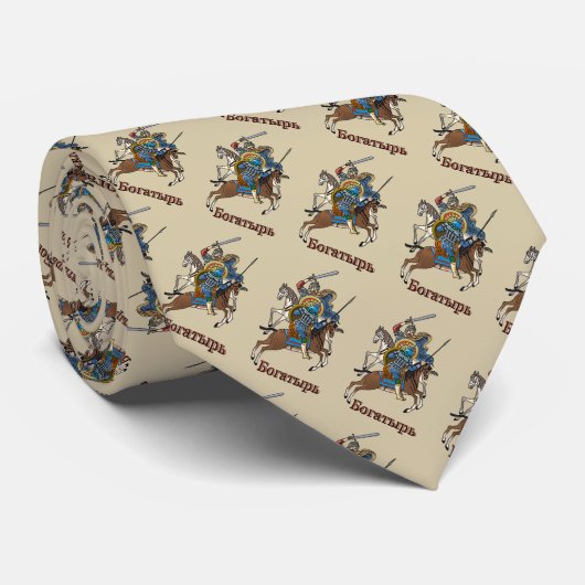 Cravate Bogatyr russe médiéval (Roulé)