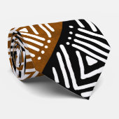 Cravate Bogolan africain imprimé (Roulé)