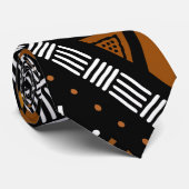 Cravate Bogolan africain imprimé (Roulé)