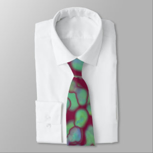 Cravate Bohème Tie Dye Motif sans couture Turquoise violet
