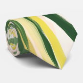 Cravate Boho Blush Green Tropical Palm Plage Feuille (Roulé)