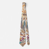 Cravate Boho coloré (Devant)