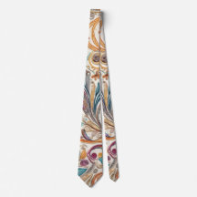 Cravate Boho coloré