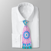 Cravate Boho Dreamin Aqua Rose (Attaché)