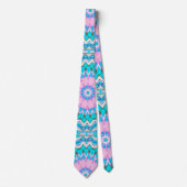 Cravate Boho Dreamin Aqua Rose (Devant)