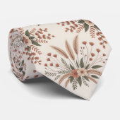 Cravate Boho esthétique moderne sans couture motif (Roulé)