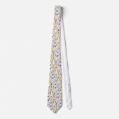 Cravate Boho fleur sauvage (Devant)