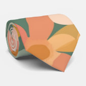 Cravate Boho Flower Floral Custom – Elegant Fashion (Roulé)