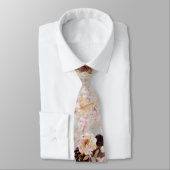 Cravate Boho H2 Dusty Roses Bourgogne Mums do-it-yourself (Attaché)