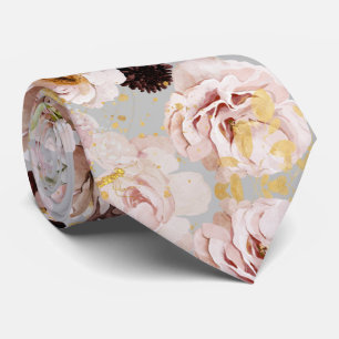 Cravate Boho H2 Dusty Roses Bourgogne Mums do-it-yourself