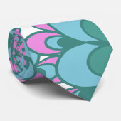 Cravate Boho Mandala Flower coloré Retro Motif Super (Roulé)
