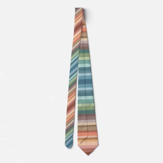 Cravate Boho Modern Chic Stripes (Dos)