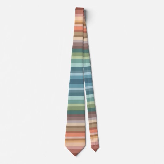 Cravate Boho Modern Chic Stripes (Devant)