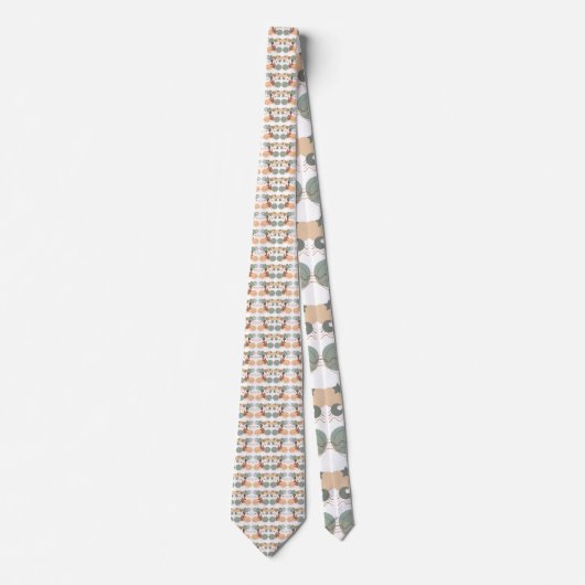 Cravate Boho modern geometric wallpaper (Devant)