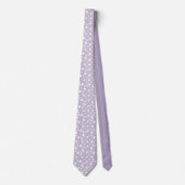 Cravate Boho Motif Groomsmen Floral Liberty Lavender (Devant)