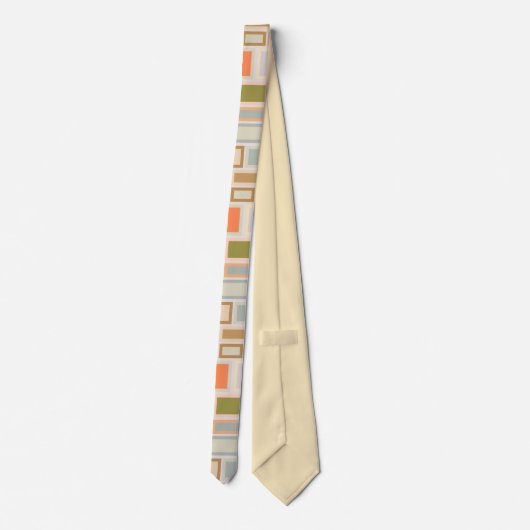 Cravate Boho Rectangles (Dos)