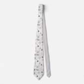 Cravate Boho Twigs & Pinecone Christmas ID986 (Devant)