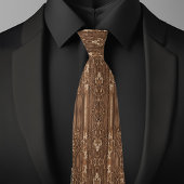 Cravate Bois Brown rustique