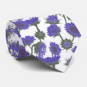 Cravate Bois Imprimer Tournesol violet (Roulé)