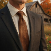 Cravate Bois rustique veiné