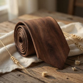 Cravate Bois rustique veiné