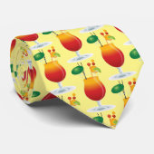 Cravate Boisson Tropicale Avec Parasol (Roulé)