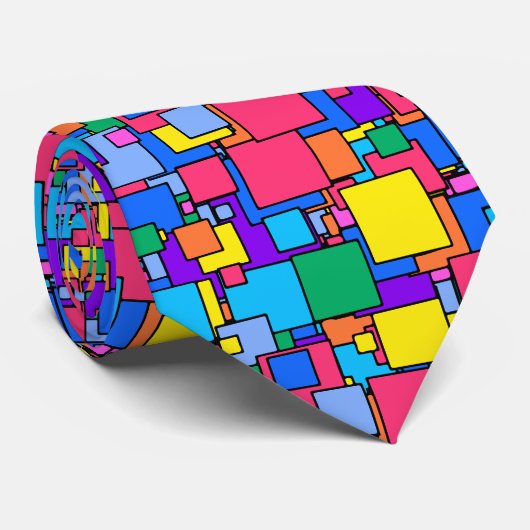 Cravate Boîtes lumineuses Arc-en-ciel (Roulé)