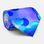 Cravate Bokeh Bleu 92015 (Roulé)